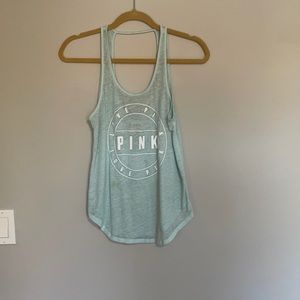 PINK tank top/pool cover up